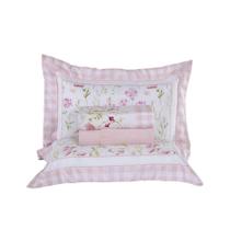 Jogo de Cama Lily Queen Micropercal 300 Fios 4 Pç Estampa Digital 100% Poliéster