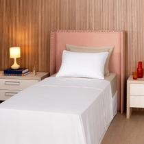 JOGO DE CAMA LÍNEA SOLTEIRO MICROPERCAL 200 FIOS - 3 PEÇAs