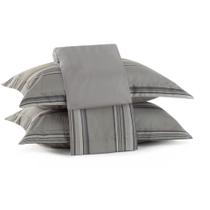 Jogo de Cama Lynel Twill Sofistic 4 Peças Queen Cinza