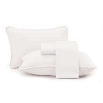 Jogo de Cama Malha Fio Penteado King - Branco - Altenburg
