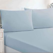 Jogo De Cama Malha Lençol 100% Algodão Gran Moratta 2 Peças Solteiro - Azul Bebê Jogo De Cama Malha Lençol 100% Algodão Gran Moratta 2 Peças Solteiro - Azul Bebê