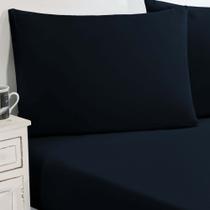Jogo De Cama Malha Lençol 100% Algodão Gran Moratta 2 Peças Solteiro - Azul Marinho Jogo De Cama Malha Lençol 100% Algodão Gran Moratta 2 Peças Solteiro - Azul Marinho