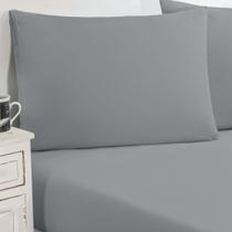 Jogo De Cama Malha Lençol 100% Algodão Gran Moratta 3 Peças Casal - Cinza Jogo De Cama Malha Lençol 100% Algodão Gran Moratta 3 Peças Casal - Cinza