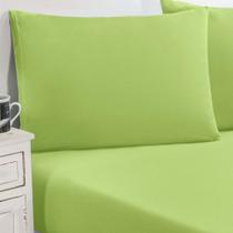 Jogo De Cama Malha Lençol 100% Algodão Gran Moratta 3 Peças Casal - Verde Pistache. Jogo De Cama Malha Lençol 100% Algodão Gran Moratta 3 Peças Casal - Verde Pistache.