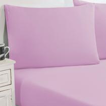 Jogo De Cama Malha Lençol 100% Algodão Gran Moratta 3 Peças Queen - Rosa Bebê Jogo De Cama Malha Lençol 100% Algodão Gran Moratta 3 Peças Queen - Rosa Bebê