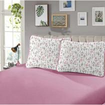 Jogo de Cama Malha Queen Sofia Rose