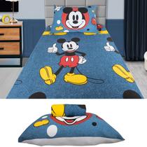 Jogo de Cama Mickey ou Minnie Disney 2 Peças Solteiro Portallar