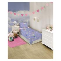 Jogo de Cama Microfibra Estampado Peppa Pig Jogo de Cama Microfibra Estampado Peppa Pig
