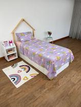 Jogo de Cama Microfibra Personagem Barbie Mattel Disney 2 Peças Lepper