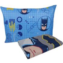 Jogo de Cama Microfibra Solteiro Batman 2 pecas Lepper