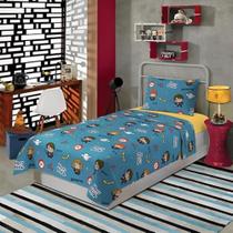 Jogo de Cama Microfibra Solteiro Harry Potter com 3 Peças 140x220m Lepper