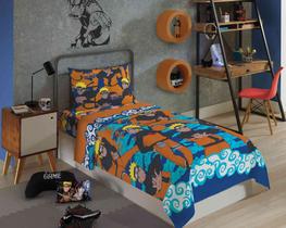 Jogo de Cama Microfibra Solteiro Naruto Lepper Jogo de Cama Microfibra Solteiro Naruto Lepper