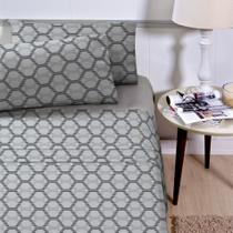 Jogo de cama Microtec Sortimento 5 200 Fios Toque Macio