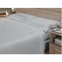 Jogo De Cama Neo Elements 300 Fios Cinza Solteiro - Camesa