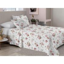 JOGO DE CAMA NEO ESSENCIAL ESTAMPADO 3 pcs - SOLTEIRO ROSE