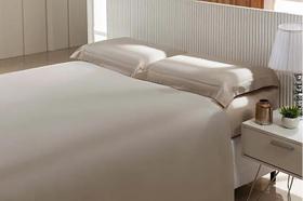 Jogo de Cama Niazitex 300 Fios Essencial Queen Manteiga 4 Peças - 100% Algodão