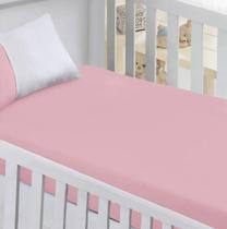 Jogo de Cama para Berço Buettner Malha Baby 2 peças Rosa