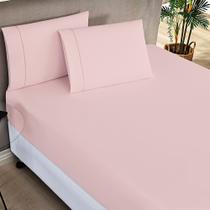 Jogo de cama percal 180 fios elegance casal queen 3 peças