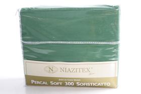 Jogo De Cama Percal Soft 300 Sofisticatto Solteiro - Verde