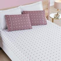 Jogo de Cama Petit Poá Padrão 03 Peças