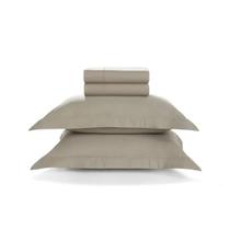 Jogo de Cama Piero 100% Algodão 200 Fios King Trussardi Cor:Fendi