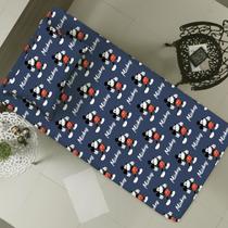 Jogo de Cama Portallar Solteiro Malha Mista 65% Algodão e 35% Poliéster Estampado Disney Mickey Mouse 2 Pçs Azul