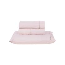Jogo De Cama Premier Solteiro 03 Peças Hipercal 200 Fios 80% Algodão, 20% Poliéster - Rosa