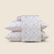 Jogo de Cama Pro Microfibra Rosa - ACASA Jogo de Cama Pro Microfibra Rosa - ACASA