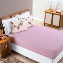 Jogo de Cama Quality Casal Padrão 3 pçs Malha Grossa 100% Algodão