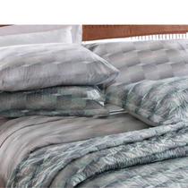 Jogo de Cama Queen 100% Algodão Percal 150 Fios Corttex 4Pçs