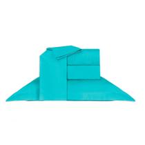 Jogo de cama queen 1000 fios deluxe hotel - azul 144814