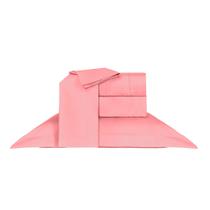 Jogo de cama queen 1000 fios deluxe hotel - rosa 151611