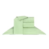 Jogo de cama queen 1000 fios deluxe hotel - verde