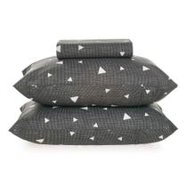 Jogo de Cama Queen 150 fios 3 Peças Estampado - Karsten Jogo de Cama Queen 150 fios 3 Peças Estampado - Karsten