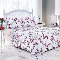 Jogo de Cama Queen 150 Fios - Lorena - Döhler Jogo de Cama Queen 150 Fios - Lorena - Döhler
