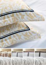 jogo de cama queen 198cm x 158cm durabilidade lençol de hotel fronha acetinado