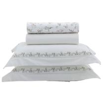 Jogo de Cama Queen 200 fios Vida Bela Estampado - Kacyumara Jogo de Cama Queen 200 fios Vida Bela Estampado - Kacyumara