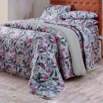 Jogo De Cama Queen 250X240 Cm Maite 180 Fios Realce Top