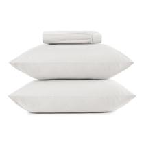 Jogo de Cama Queen 3 Peças Altenburg Malha Fio Penteado Branco Jogo de Cama Queen 3 Peças Altenburg Malha Fio Penteado Branco