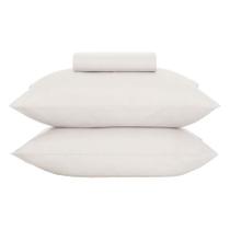 Jogo de Cama Queen 3 Peças Altenburg Toque Acetinado Branco Jogo de Cama Queen 3 Peças Altenburg Toque Acetinado Branco