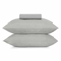 Jogo de Cama Queen 3 peças Altenburg Toque Acetinado Slim Zinc - Cinza Jogo de Cama Queen 3 peças Altenburg Toque Acetinado Slim Zinc - Cinza