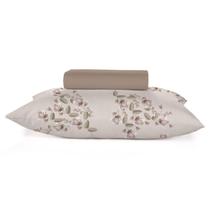 Jogo de Cama Queen 3 peças Teka Diamante 150 fios - Tecido 100% Algodão -