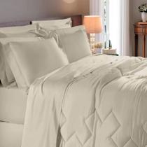 Jogo De Cama Queen 350 Fios Fibra De Bambu - Buettner Linho Jogo De Cama Queen 350 Fios Fibra De Bambu - Buettner Linho