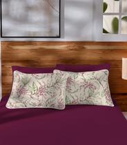 Jogo de Cama Queen 3pçs Estampado Vivaldi Rosa