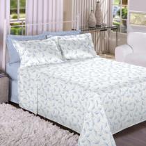 Jogo de Cama Queen 4 Peças 100% Algodão 200 Fios Trésor Estamparia SA