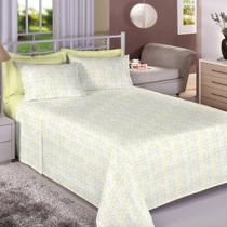 Jogo de Cama Queen 4 Peças Algodão Percal 150 Fios Premium