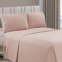 Jogo de Cama Queen 4 Peças com Lençol e Fronhas Habitat Jogo de Cama Queen 4 Peças com Lençol e Fronhas Habitat