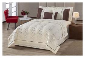 Jogo De Cama Queen 4 Peças Em Tecido Percal 150 Fios Jogo De Cama Queen 4 Peças Em Tecido Percal 150 Fios