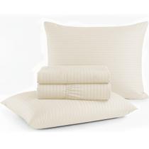 Jogo de Cama Queen 4 peças Micropercal Acetinado Bf Colchões Jogo de Cama Queen 4 peças Micropercal Acetinado Bf Colchões