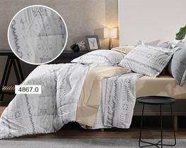 Jogo de Cama Queen 4 Peças Toque Acetinado Neutralize